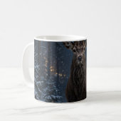 Winter-Hirschwald-Kaffeetasse Kaffeetasse (Vorderseite Links)