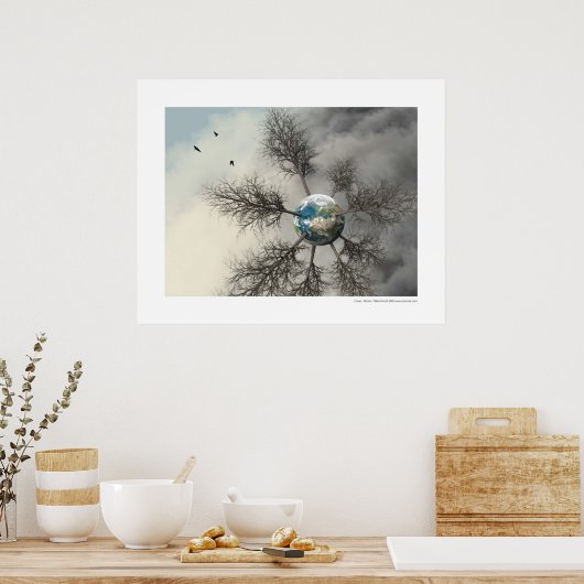 Winter - Hiver Poster (Küche)