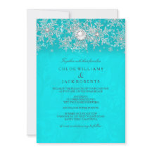 Winter Hochzeit Aquamarine Crystal Pearl Snowflake