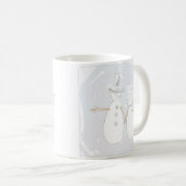 Winter Hochzeit Snowman Brie and Groom Kaffeetasse (VorderseiteRechts)