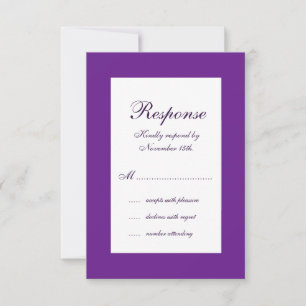 Winter Hochzeit UAWG RSVP Karte