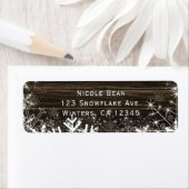 Winter Hochzeitlicht & Schneeflocken Rustikales Ho (Insitu)