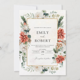 Winter Hochzeitseinladung Einladung