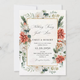 Winter Hochzeitseinladung Einladung