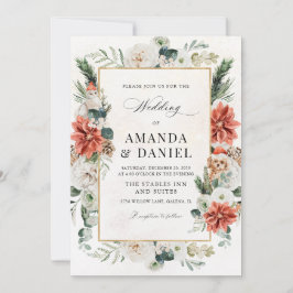 Winter Hochzeitseinladung Einladung