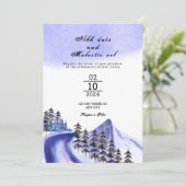 Winter Hochzeitshöhe Bäume bearbeiten Vorlage (Stehend Vorderseite)