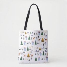 Winter Holiday All-Over-Print Tote Bag Tasche
