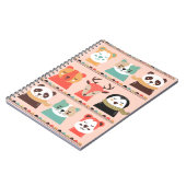 Winter Holiday Animals Spiral Notebook Notizblock (Linke Seite)