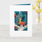 Winter Holiday Cards Karte (Gelbe Blume)