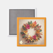"Winter Holiday Charm" Magnet (Vorderseite/Rückseite)