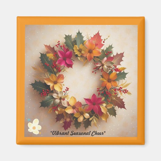 "Winter Holiday Charm" Magnet (Vorne)