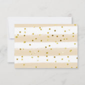 Winter Holiday Deck - Halls Brautparty Dankeskarte (Rückseite)