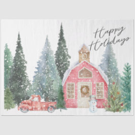 Winter Holiday Delight Decoupage Seidenpapier