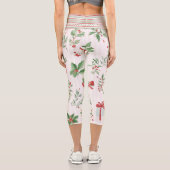 Winter Holiday Evergreen Capri Leggings (Rückseite)