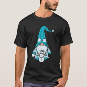 Winter Holiday Gnome Snowman Weihnachten Weihnacht T-Shirt