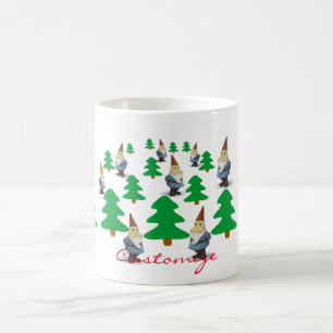 Winter Holiday Gnomes Weihnachtsbaumen Thunder_Cov Kaffeetasse