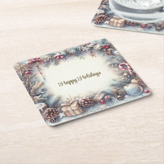 Winter Holiday Paper Untersetzer (angewinkelt)