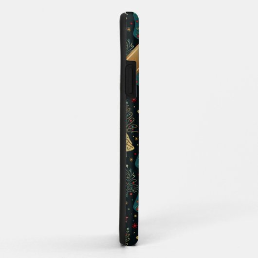 Winter Holiday Pattern iPad Case (Hinten/Rechts)