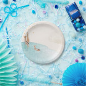 Winter Holiday Rentier Pappteller (Party)