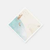 Winter Holiday Rentier Serviette (Ecke)