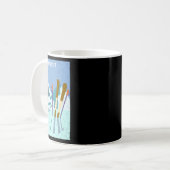 Winter Holiday Ski Christmas X-mas Skiing Skier 1 Kaffeetasse (Vorderseite Links)