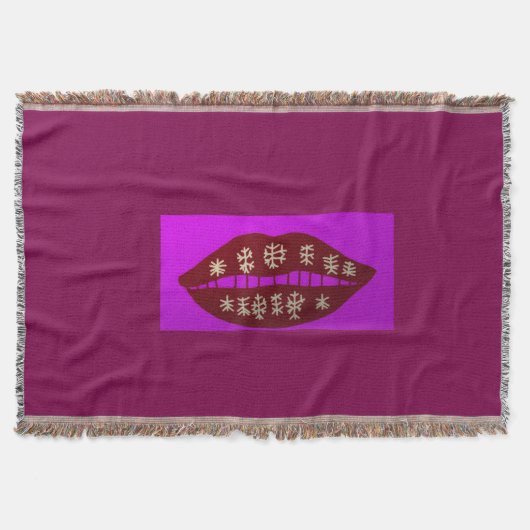 Winter Holiday Smile Decke (Vorderseite)