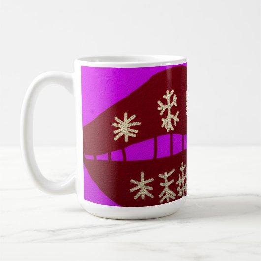 Winter Holiday Smile Kaffeetasse (Links)