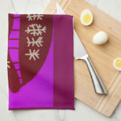 Winter Holiday Smile Kitchen Towel Geschirrtuch (Viertel Falte)