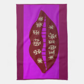 Winter Holiday Smile Kitchen Towel Geschirrtuch (Vertikal)