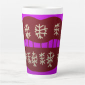 Winter Holiday Smile Milchtasse (Vorderseite)