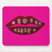 Winter Holiday Smile Mousepad (Vorne)