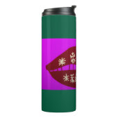 Winter Holiday Smile Thermosbecher (Nach links gedreht)