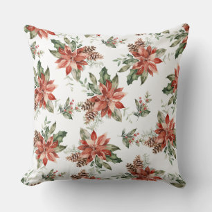 Winter Holiday Throw Kissen