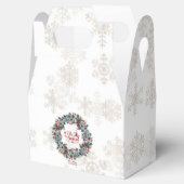 Winter Holiday Wreath 'Das ist die Jahreszeit Mong Geschenkschachtel (Geöffnet)