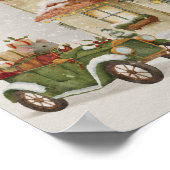 Winter Holidays Animals Nursery Poster (Ecke)