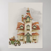 Winter Holidays Animals Nursery Poster (Vorne)