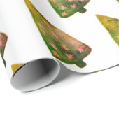 Winter Holidays Baum Wrapping Paper Geschenkpapier (Rolleneckpunkt)