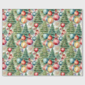 Winter Holidays Décor Geschenkpapier (Flach)