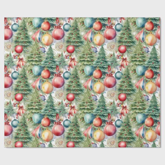 Winter Holidays Décor Geschenkpapier (Flach)