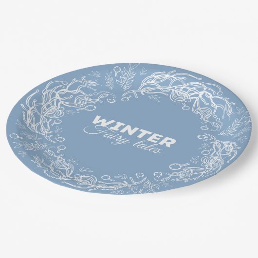 Winter Holidays Fairy Tales. Pappteller (Schrägansicht)