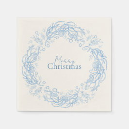 Winter Holidays Fairy Tales. Vintage botanical. Serviette