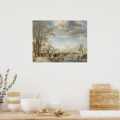 Winter Holland - Aert van der Neer Fine Art Poster (Küche)