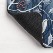 Winter Holly Bird Mousepad (Ecke)