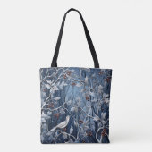 Winter Holly Bird Tasche (Rückseite)