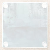 Winter-Holz Glasuntersetzer (Rückseite)