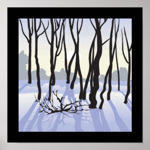Winter-Holz Poster