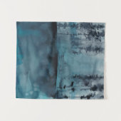 Winter-Holz Wandteppich (Vorderseite (Horizontal))