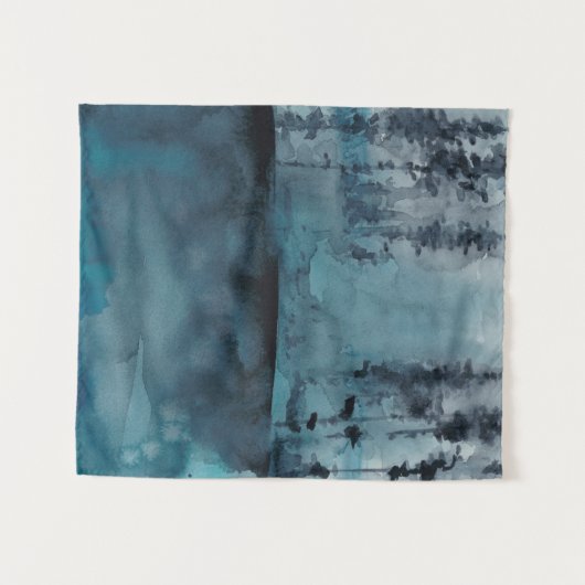 Winter-Holz Wandteppich (Vorderseite (Horizontal))