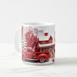 Winter Homestead Weihnachtsfeiertag Tasse