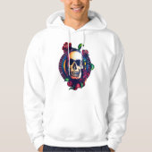 Winter hoodie with a stylish and mysterious design (Vorderseite)